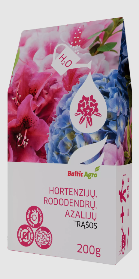 Hortenzijų, rododendrų, azalijų trąšos, 200 g