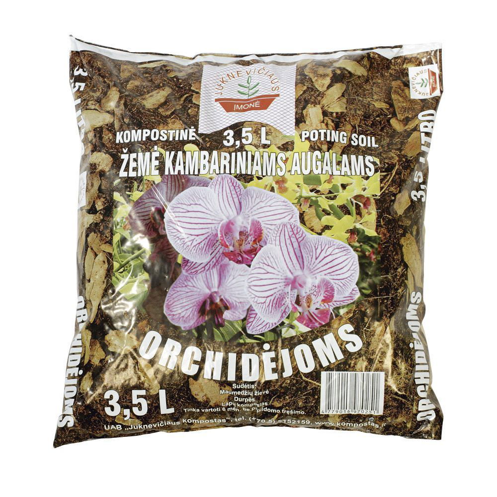 Orchidėjų žemė JUKNEVIČIAUS, 3,5 l