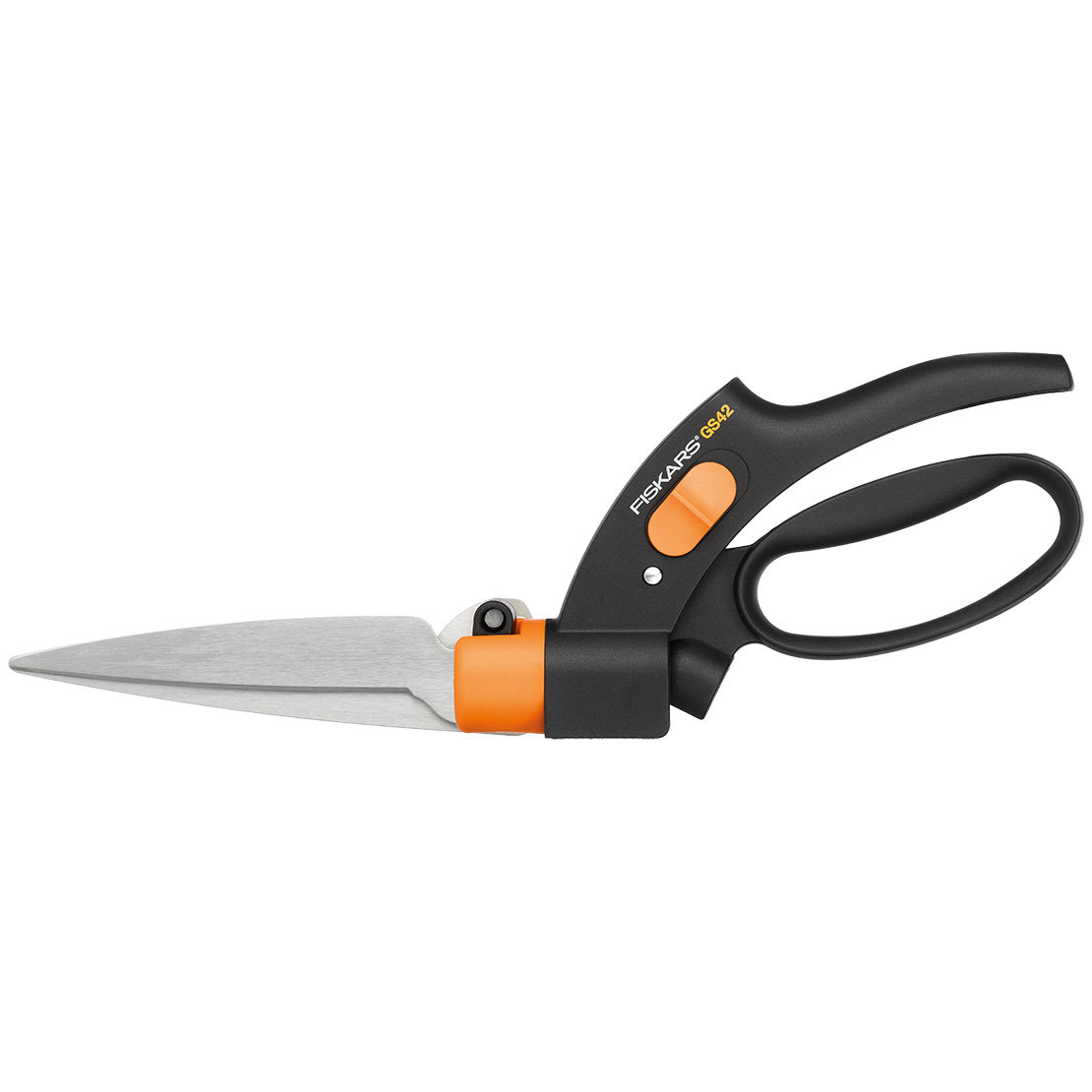 Žolės žirklės FISKARS GS42, 32,2 cm, su specialia pavara