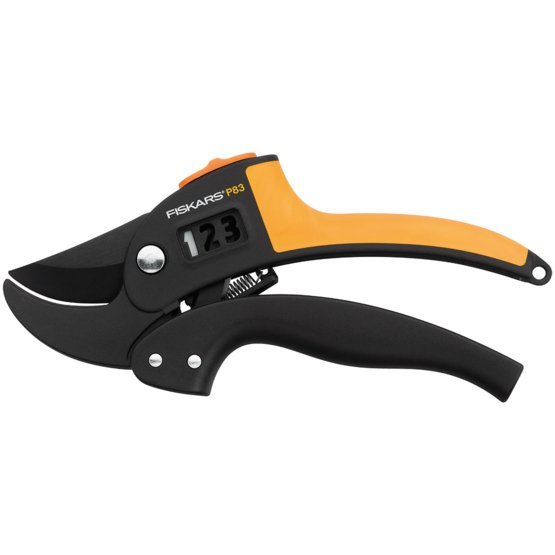 Sekatorius FISKARS PowerStep P83, 19 vm, atraminiais ašmenimis