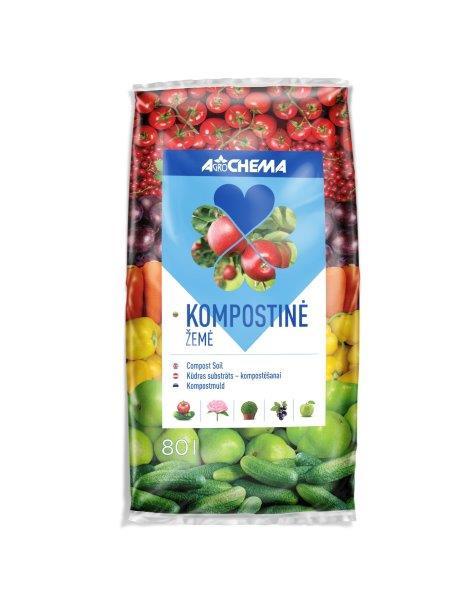 Kompostinė žemė AGROCHEMA, 80 l