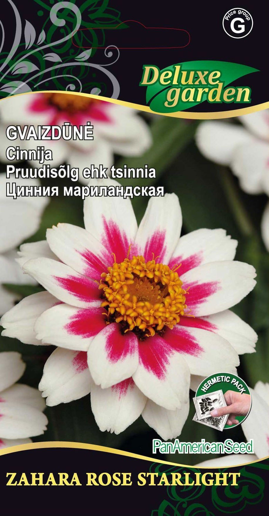 Gvaizdūnių sėklos ZAHARA ROSE STARLIGHT, 10 sėklų