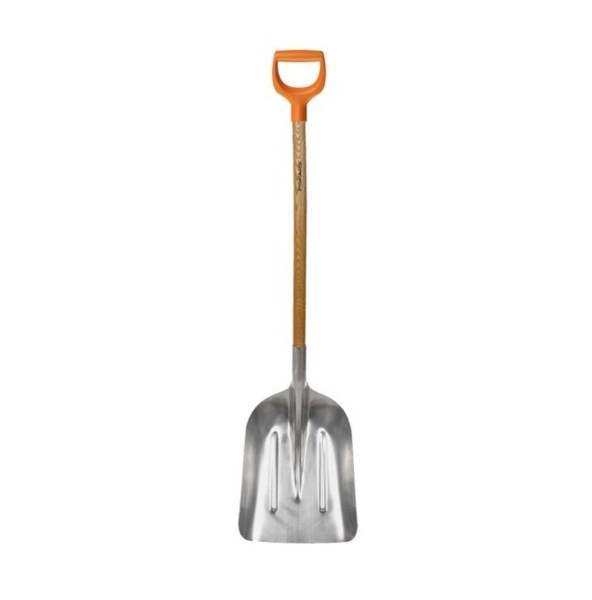Aliuminis Fiskars semtuvas mediniu kotu