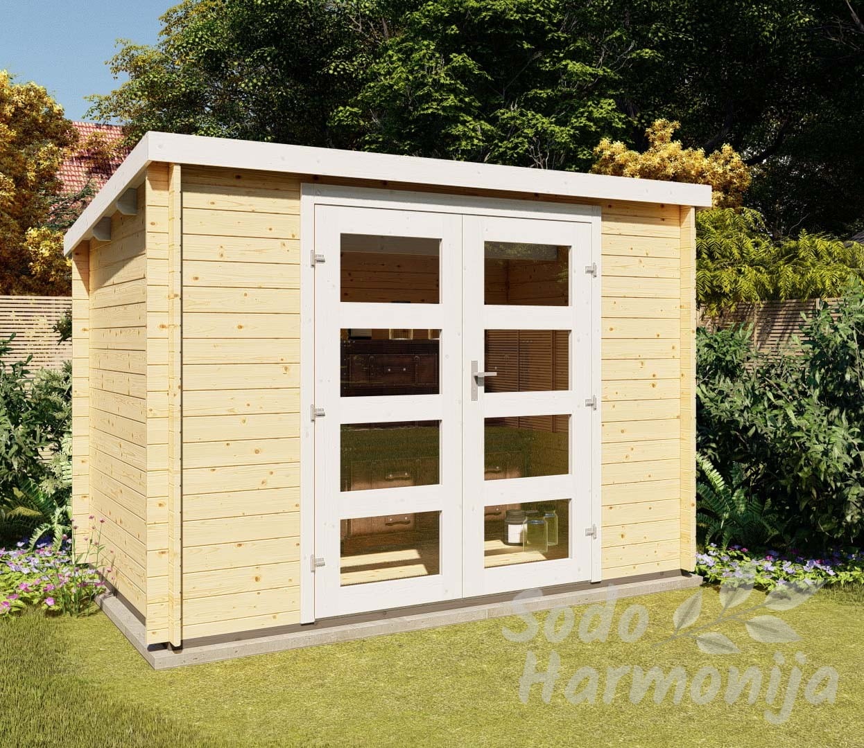 Medinis sodo namelis Harz mini 28mm