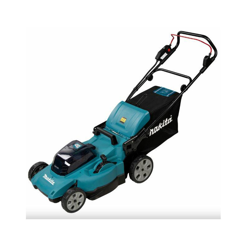 MAKITA.Pjaunamoji 2x18V DLM481CT2 su pavara 48cm 2x5.0Ah