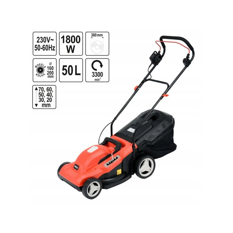 YT-85205 YATO ELEKTRINĖ PJAUNAMOJI 1800W 380mm 50L