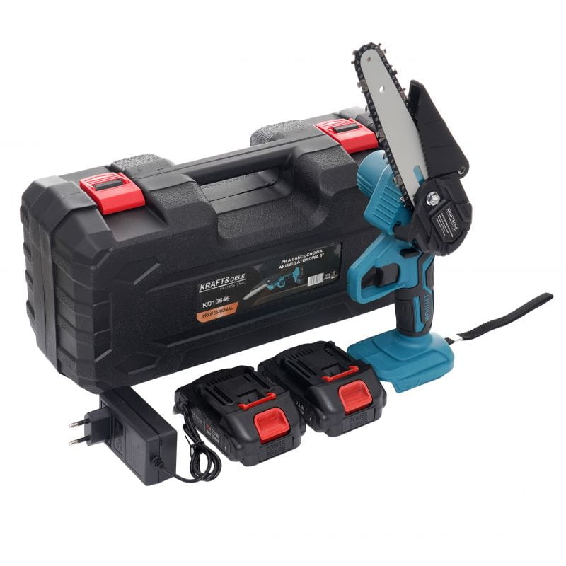 Mini akumuliatorinis grandininis pjūklas 21V 6 colių Kraftdele KD10646