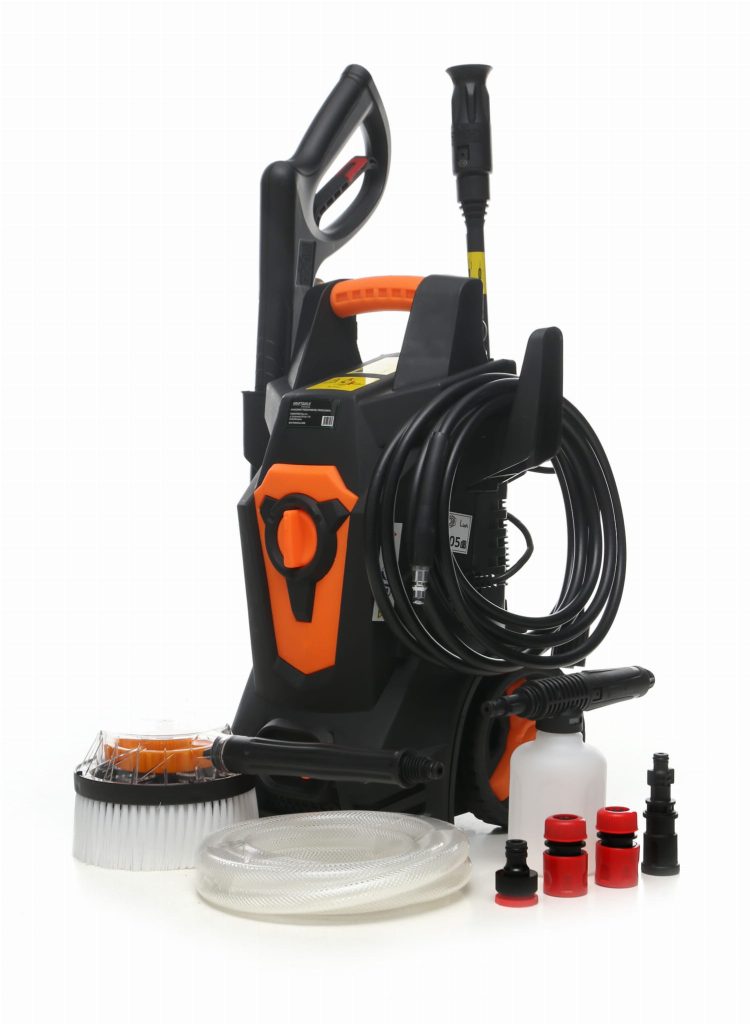 Aukšto slėgio plovimo įrenginys 2000W 200Bar + PRIEDAI KD446