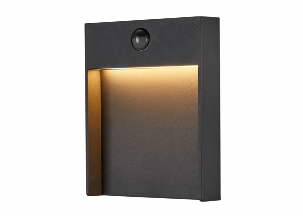 Šviestuvas SLV FLATT SENSOR LED, lauko, su jutikliu, 16W, 600lm, IP54