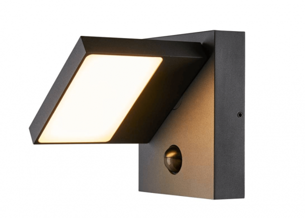 Šviestuvas SLV ABRIDOR SENSOR LED, fasadinis, su jutikliu, 14W, 750lm, IP54