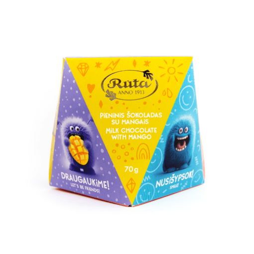 Rūta „Ruby ir juodasis šokoladas 75% – Tu mano pasaulis“ (80 g)