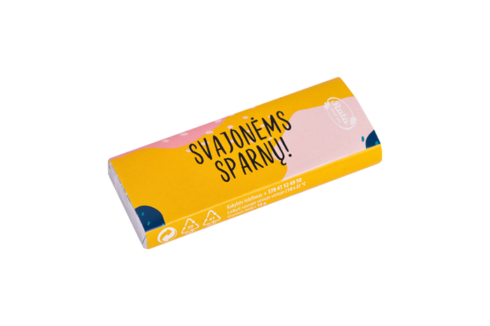 Šokoladas „Svajonėms sparnų!”, 18g
