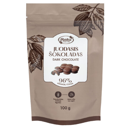 Rūta 96% Juodasis Šokoladas (100 g)
