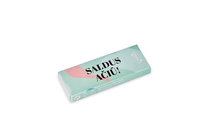 Juodasis šokoladas „Saldus ačiū” 18g