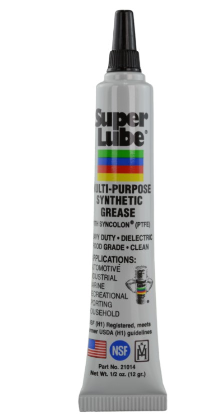 Sintetinis tepalas universalus SUPER LUBE® 12g su SYNCOLON® (PTFE), dielektrinis, puikiai tinka 3D spausdintuvų sriegių tepimui