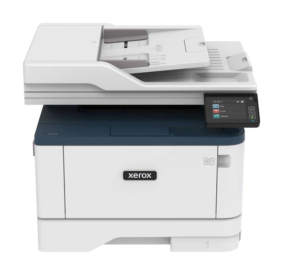 Xerox B315DNI A4 mono MFP 40ppm. Print, Copy, Scan, Fax. Duplex, network, wifi, USB, 250 sheet paper