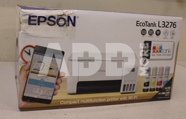 SALE OUT. Epson EcoTank L3276 3-in-1 colour, Print, Scan, Copy | Epson Multifunctional Printer | EcoTank L3276 | Inkjet | Colour | 3-in-1 | A4 | Wi-Fi | White | DAMAGED PACKAGING