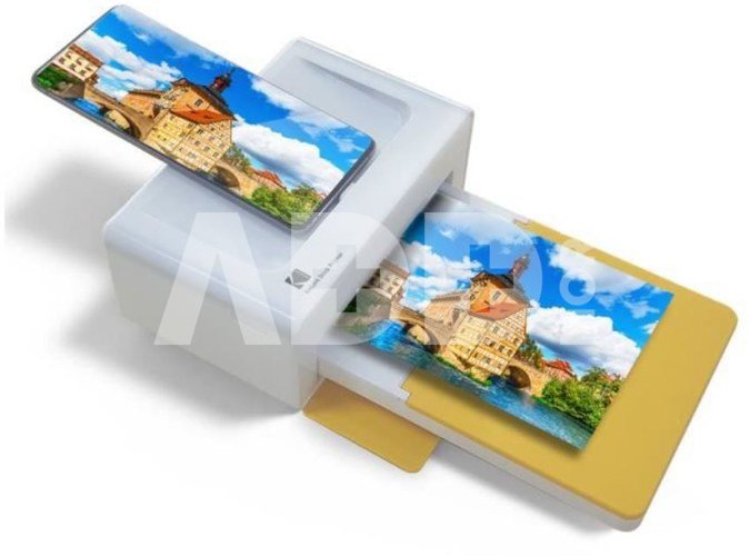 Kodak PD460 Printer Dock Bluetoot Yellow and 10 paper