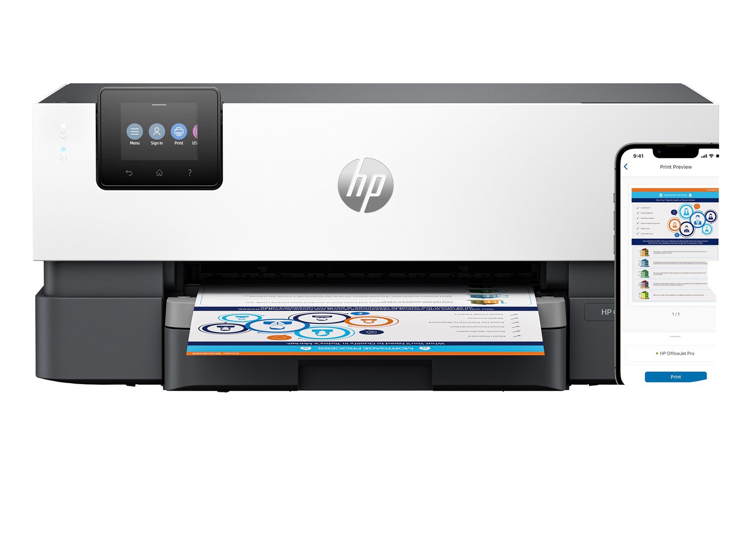 HP OfficeJet Pro Wireless Color Spausdintuvas, Two-sided printing