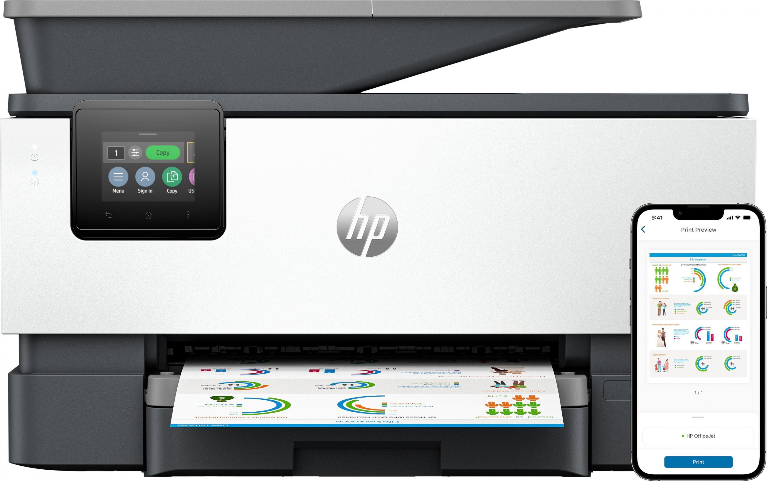 Multifunction device HP OfficeJet Pro 9120b (4V2N0B)