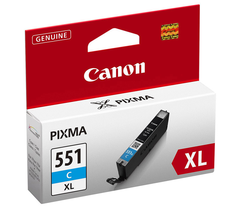 Rašalinė kasetė Canon CLI-551CXL mėlyna