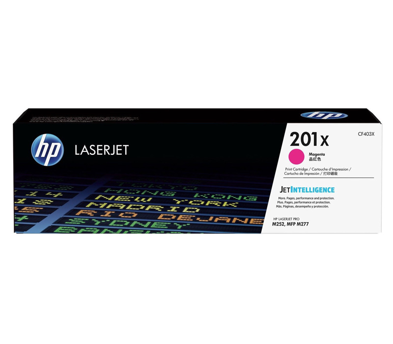Lazerinė kasetė HP 201X M raudona