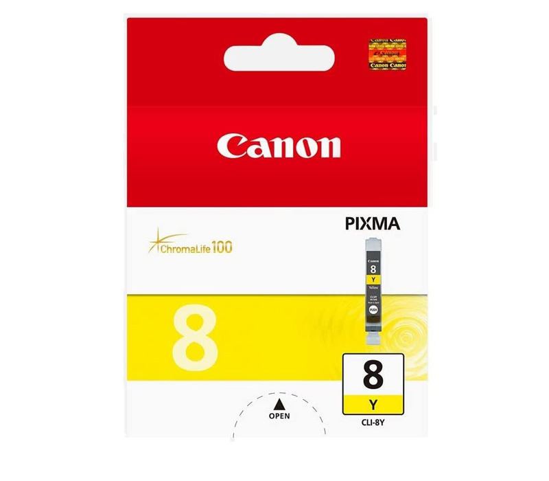 Rašalinė kasetė Canon CLI-8Y geltona