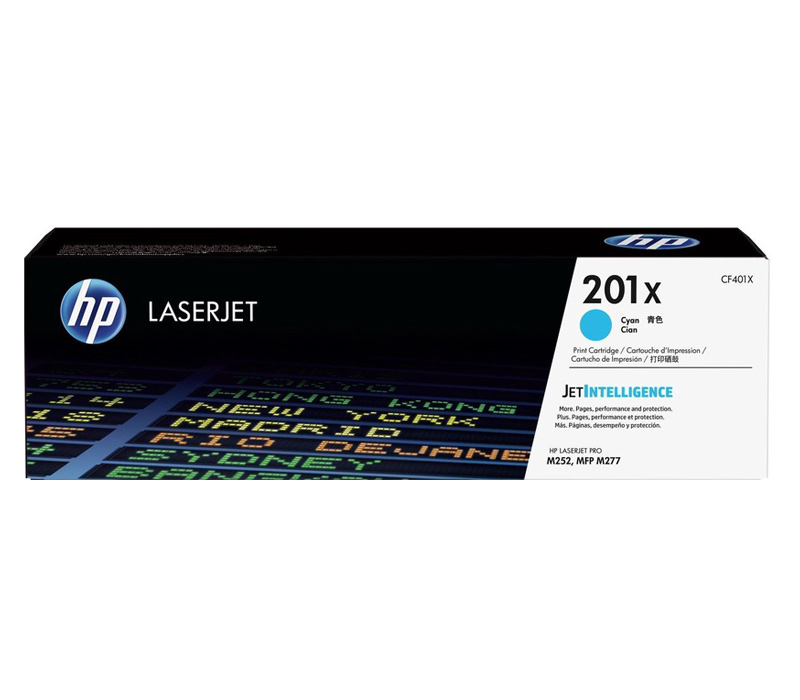 Lazerinė kasetė HP 201X C mėlyna