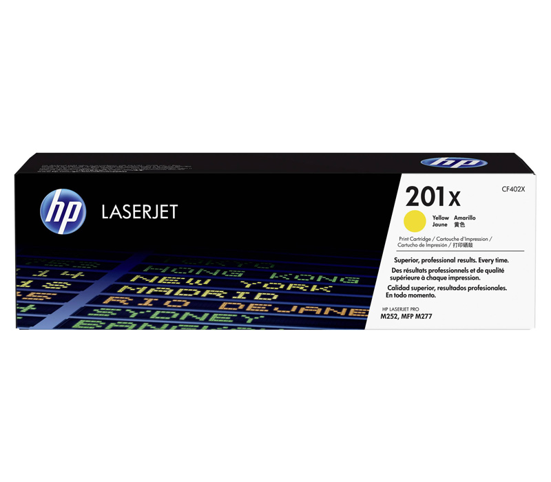 Lazerinė kasetė HP 201X Y geltona