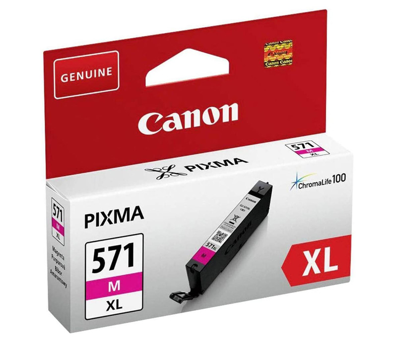 Rašalinė kasetė Canon CLI-571MXL raudona