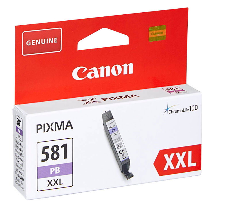 Rašalinė kasetė Canon CLI-581XXLPB foto mėlyna