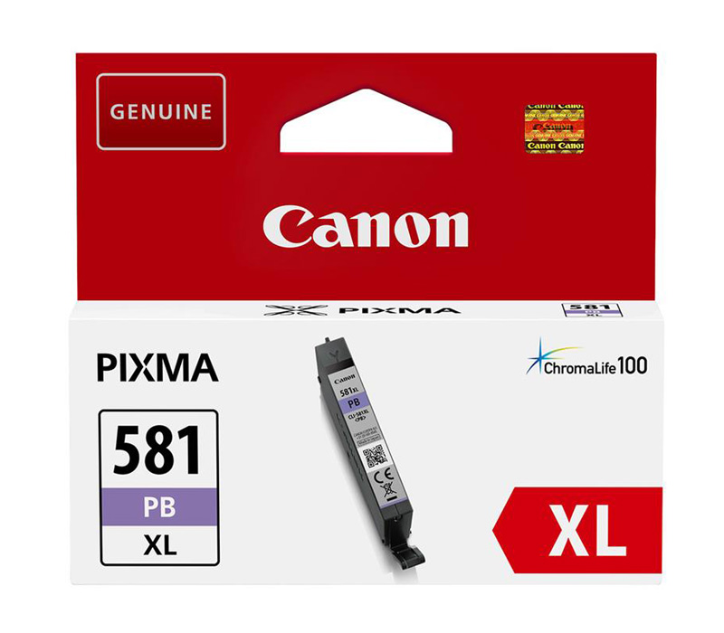 Rašalinė kasetė Canon CLI-581XLPB foto mėlyna