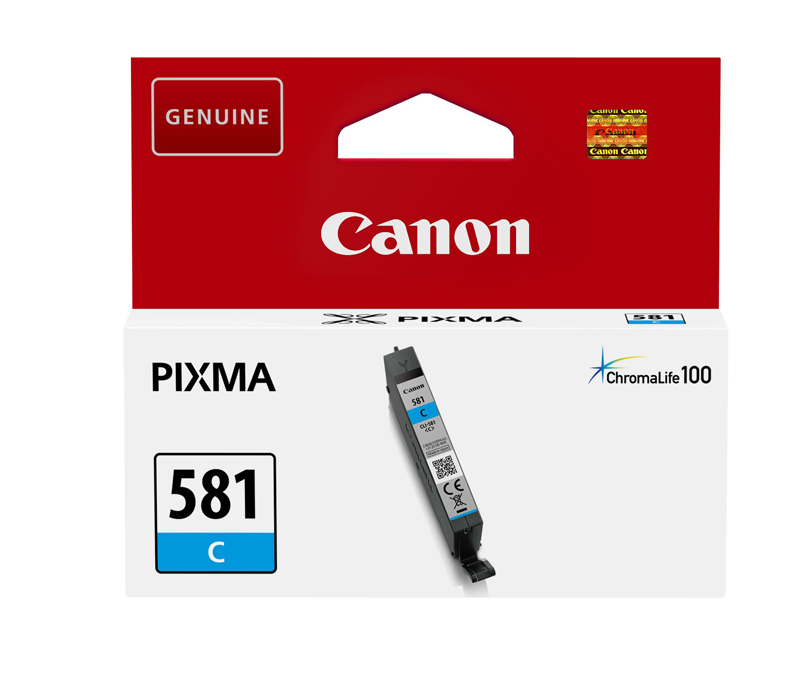 Rašalinė kasetė Canon CLI-581C mėlyna