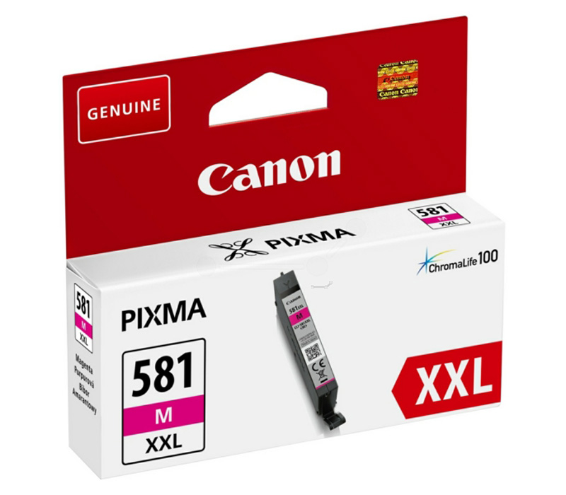 Rašalinė kasetė Canon CLI-581XXLM raudona