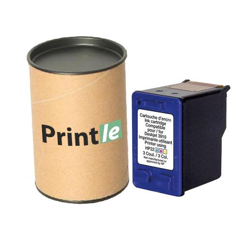 HP 22XL (C9352CE) kasetė spalvota/color 420psl (Printle)  (su mikroschema)