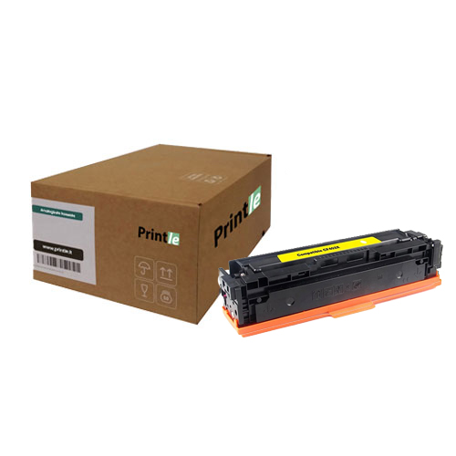 HP 201A (CF402A) kasetė geltona/yellow 1400psl (Printle)  (su mikroschema)