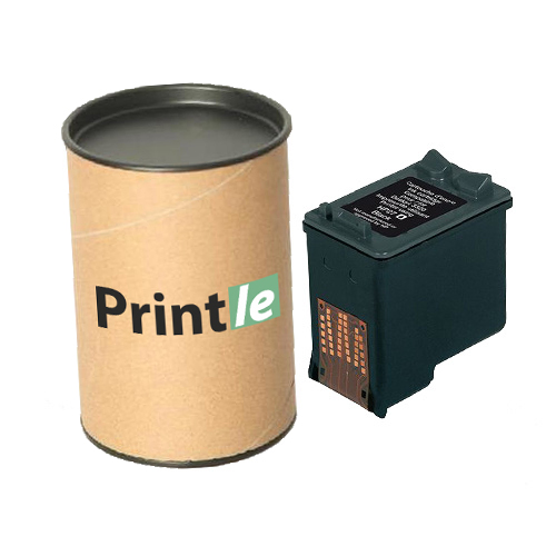 HP 27 (C8727AE) kasetė juoda/black 280psl (Printle)  (su mikroschema)