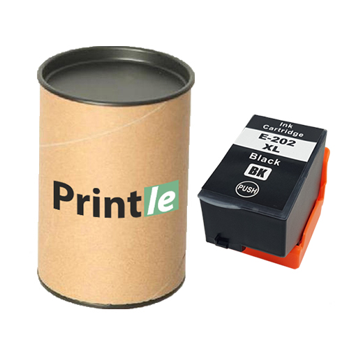 Epson 202XL (C13T02G14010) juoda/black 550psl (Printle)  (su mikroschema)