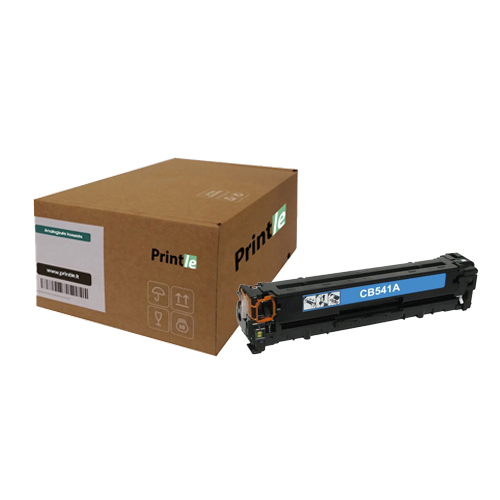 HP 125A (CB541A) kasetė cyan/žydra 1400psl (Printle)  (su mikroschema)