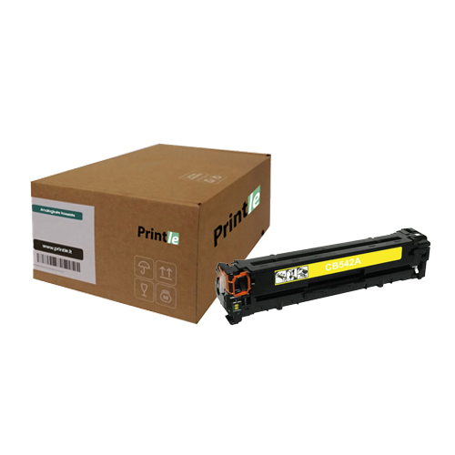 HP 125A (CB542A) kasetė yellow/geltona 1400psl (Printle) (su mikroschema)
