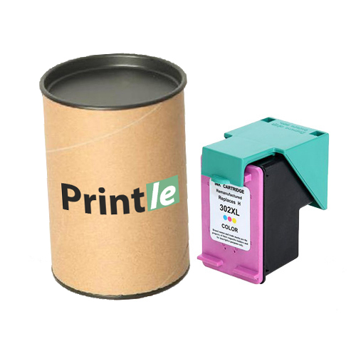 HP 302XL (F6U67AE) kasetė spalvota/color 330psl (Printle) (su mikroschema)