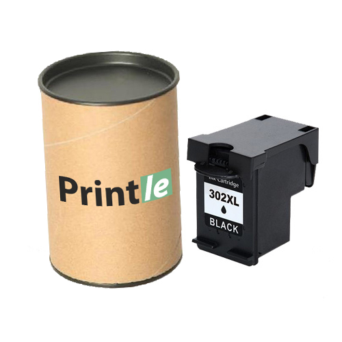 HP 302XL (F6U68AE) kasetė juoda/black 480psl (Printle)  (su mikroschema)