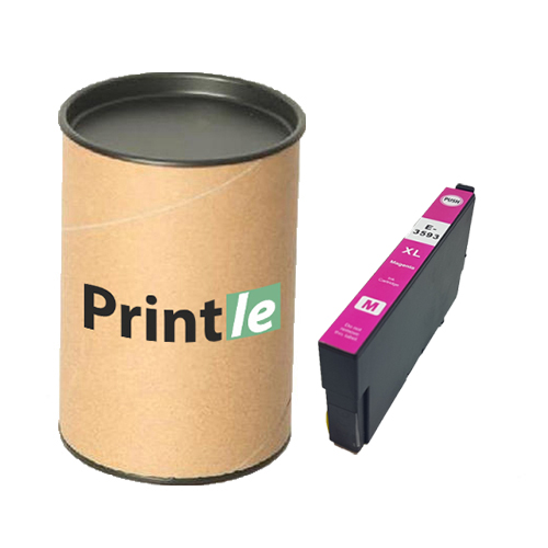 Epson 35XL (C13T35934010) magenta/raudona 1900psl (Printle)  (su mikroschema)