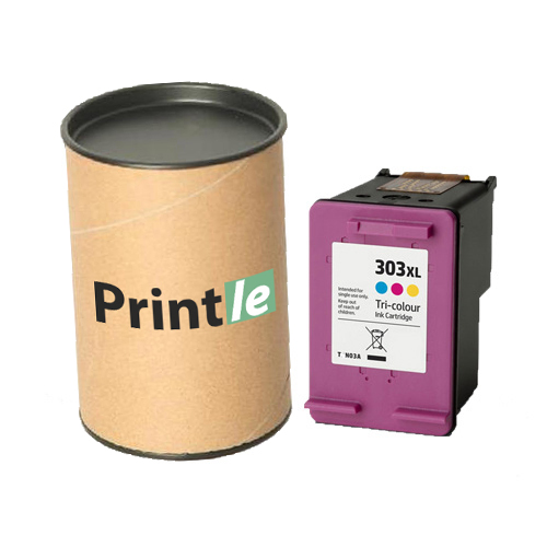 HP 303XL (T6N03AE) kasetė spalvota/color 14ml (Printle)  (su mikroschema)