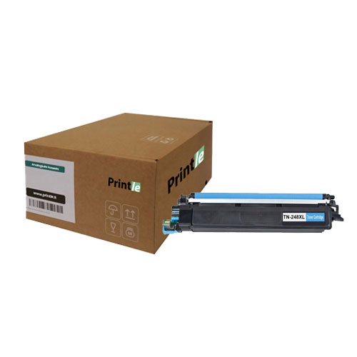 Brother TN-248XLC kasetė žydra/cyan 2000psl (Printle) TN248XL (su mikroschema)