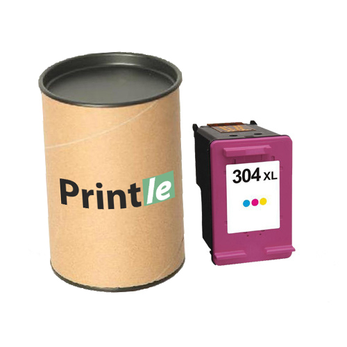 HP 304XL (N9K07AE) kasetė spalvota/color 300psl (Printle)  (su mikroschema)