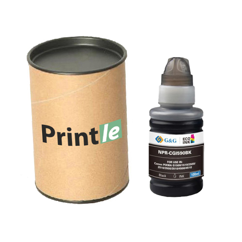 Canon GI-590BK (1603C001) juoda/black 100ml (Printle) GI590BK