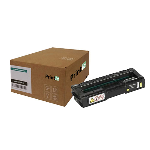 Ricoh 407546 kasetė geltona/yellow 1600psl (Printle)  (su mikroschema)