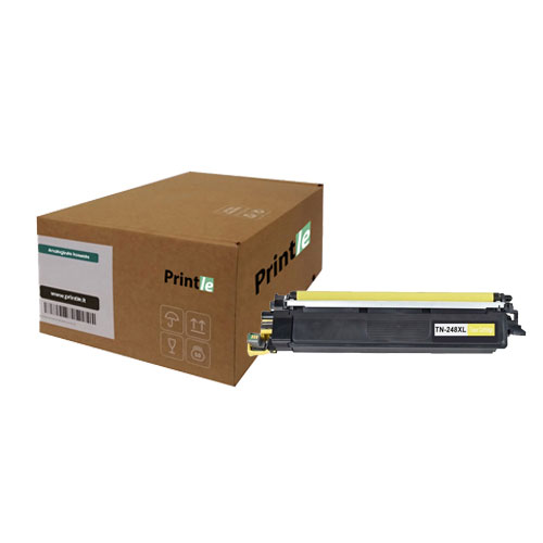 Brother TN-248XLY kasetė geltona/yellow 2000psl (Printle) TN248XL (su mikroschema)