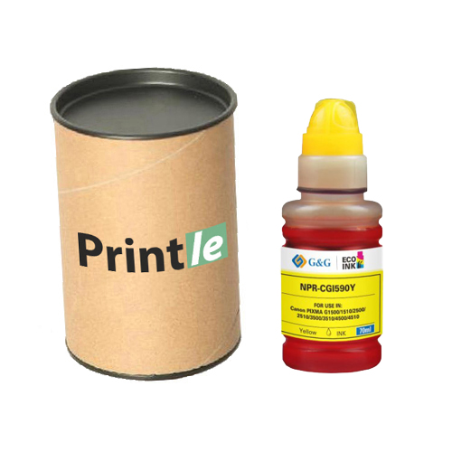 Canon GI-590Y (1606C001) geltona/yellow 70ml (Printle) GI590Y